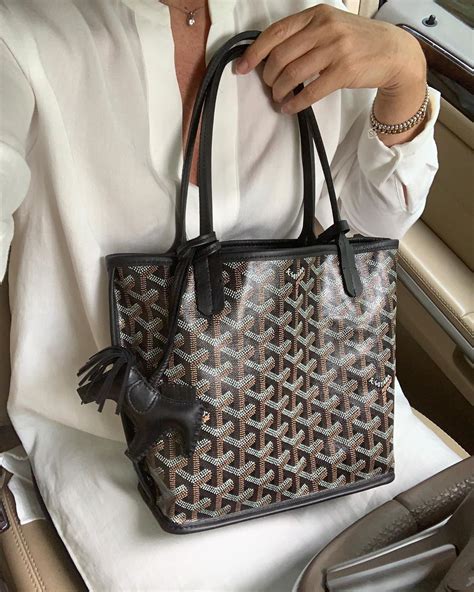 goyard bag with pocket in front|goyard tote bag price.